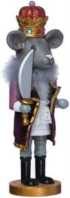 img 4 attached to 🐭 Hollywood Nutcrackers Kurt Adler Mouse King Nutcracker, 12-Inch