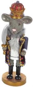 img 3 attached to 🐭 Hollywood Nutcrackers Kurt Adler Mouse King Nutcracker, 12-Inch