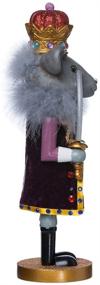 img 1 attached to 🐭 Hollywood Nutcrackers Kurt Adler Mouse King Nutcracker, 12-Inch