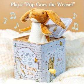 img 3 attached to 🎵 Musical Toy for Babies: Discover Nutbrown Hare Jack-in-The-Box - Guess How Much I Love You