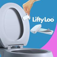 lifty loo hygienic toilet seat handle - enhanced lifting, minimize mess - convenient 2 pack logo