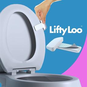img 4 attached to Lifty Loo Hygienic Toilet Seat Handle - Enhanced Lifting, Minimize Mess - Convenient 2 Pack
