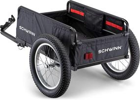 img 3 attached to Schwinn Day Tripper and Porter Cargo Bike Trailer: Tow Behind with Multiple Colors - No Kids or Animals Allowed