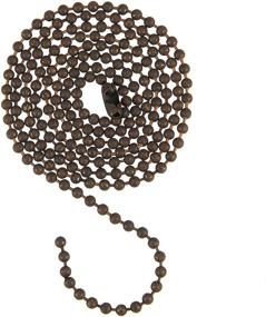 img 4 attached to 🔗 Bronze Beaded Ceiling Fan Pull Chain Extension - 3 Feet Length, 3mm Diameter