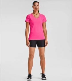 img 3 attached to 👚 Under Armour Women's Solid Tech V-Neck Short Sleeve Shirt