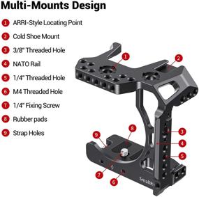 img 3 attached to 📸 SmallRig CCS2629: Quick Release Half Cage for Sony A7 III / A7R III / A7R IV - A Must-Have Camera Accessory!