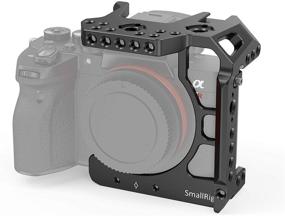 img 4 attached to 📸 SmallRig CCS2629: Quick Release Half Cage for Sony A7 III / A7R III / A7R IV - A Must-Have Camera Accessory!