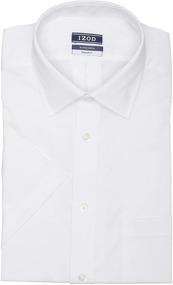 img 1 attached to 👔 IZOD Men's Regular Fit Short Sleeve Solid Shirt