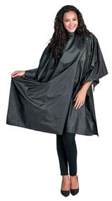 img 4 attached to Black Betty Dain Multi-Purpose Coloring/Styling Cape - 54 x 60 inches, Lightweight Chemical-Resistant Nylon, Snap Closure, with Chemical-Proof Panel