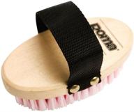 premium quality roma pony wood back body brush for effective grooming логотип