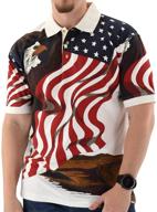 cotton traders patriotic benji 31 men's apparel and shirts with all-over design logo