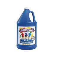 🎨 gallon size blue vibrant bold non-toxic tempera paint - colorations (item # gstbl) - fun kids craft hobby art supplies logo