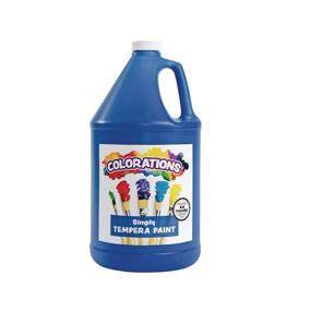 img 4 attached to 🎨 Gallon Size Blue Vibrant Bold Non-Toxic Tempera Paint - Colorations (Item # GSTBL) - Fun Kids Craft Hobby Art Supplies