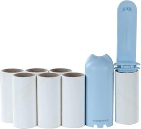 img 1 attached to 🐿️ JOYBOS Squirrel Shape Lint Rollers – Extra Sticky, Collapsible Handles, Brush & Blue Design – Perfect for Pet Hair, Clothes, Carpet, Couch, Furniture, Car!