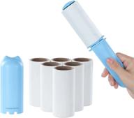 🐿️ joybos squirrel shape lint rollers – extra sticky, collapsible handles, brush & blue design – perfect for pet hair, clothes, carpet, couch, furniture, car! logo