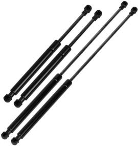 img 3 attached to 💥 Set of 4 Maxpow Gas Charged Lift Support Struts Shocks for Front Hood & Rear Window Glass - SG487001 6619