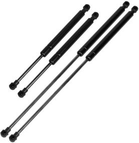 img 2 attached to 💥 Set of 4 Maxpow Gas Charged Lift Support Struts Shocks for Front Hood & Rear Window Glass - SG487001 6619