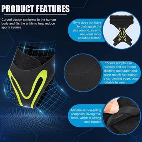 img 1 attached to 🏥 Occupational Health & Safety Products: Adjustable Compression Stabilizers for Sprained Joints, Promoting Breathability