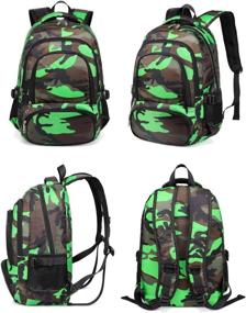 img 2 attached to 🎒 Cool Camo Elementary Backpacks: Lightweight Bookbags for Kids