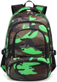 img 4 attached to 🎒 Cool Camo Elementary Backpacks: Lightweight Bookbags for Kids