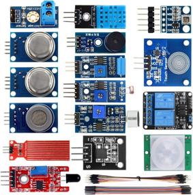 img 4 attached to 🏠 Повысьте эффективность своих проектов по созданию умного дома с помощью KOOKYE 16 в 1 набора сенсорных модулей для Arduino и Raspberry Pi.
