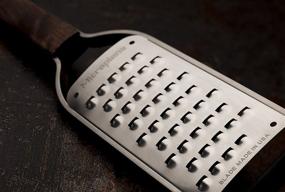 img 3 attached to 🧀 Microplane Master Series Cheese Grater with Wood Handle, Stainless Steel Frame, Extra Coarse Blade - Made in the USA