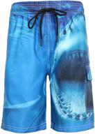 🩳 aluwu flamingo trunks shorts: trendy boys' swimwear for stylish beach fun logo
