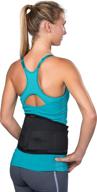 donjoy comfortform back support brace with wrap-around design logo