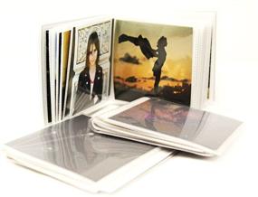 img 1 attached to 📸 Social Media Pack: 4 x 4 Square Format Photo Albums - Set of 3, Holds 48 4x4 Photos Per Mini Album. Random Assorted Covers in Vibrant Patterns & Colors!