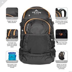 img 2 attached to 🎒 TETON Sports Oasis 1200 Hydration Pack: A Versatile Backpack for Outdoor Activities with Bonus 3-Liter Hydration Bladder