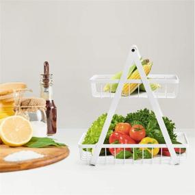 img 1 attached to 🥕 Maximize Kitchen Space with Countertop Vegetable Storage Baskets