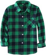 rainlover little sleeve button flannel boys' clothing for tops, tees & shirts logo