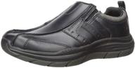 👞 skechers expected 2.0 wildon leather moccasin men's shoes: perfect loafers & slip-ons for style and comfort логотип