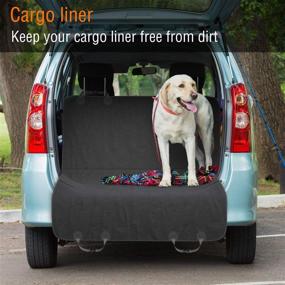 img 1 attached to 🐾 Ultimate Protection: Active Pets Dog Back Seat Cover - Waterproof, Scratchproof & Hammock Design for Cars & SUVs