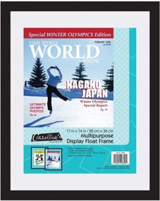 img 4 attached to 🖼️ White MCS 11x14 Inch Float Frame for Displaying Magazines (46646)