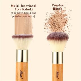 img 3 attached to 💄 Matto Makeup Brush Set: Enhance Your Beauty with 2 Pieces of Luxurious Face Brushes for Flawless Makeup Application