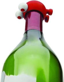 img 1 attached to 🍷 HIC Harold Import Co. Joie Watcher Wine Bottle Topper Cork - Random Color 49441-HIC: Preserve Your Wine in Style