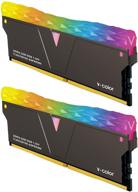 💻 v-color prism pro rgb 16гб (2 х 8гб) ddr4 3200мгц (pc4-25600) модуль оперативной памяти для игрового компьютера – черный (tl8g32816c-e6prkwk) логотип