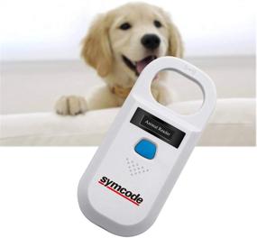 img 2 attached to 🐾 Symcode Pet Microchip Reader Scanner: Handheld RFID EMID Animal Reader for Pet ID Chip Scanning, Tracking, and Management - High Brightness OLED Display for Dogs and Cats