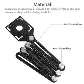 img 3 attached to 🔧 Sunjoyco Universal Angularizer - Ultimate Multifunctional Carpenter's Tool for Precision Measurements