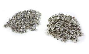 img 1 attached to 🔩 Pack of 100 Stainless Steel Cage Nuts with Screws and Washers Compatible with Dell, HP, APC, and Other Major Rack Systems