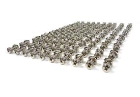 img 2 attached to 🔩 Pack of 100 Stainless Steel Cage Nuts with Screws and Washers Compatible with Dell, HP, APC, and Other Major Rack Systems