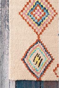 img 1 attached to 🏮 nuLOOM Belini Ivory Hand-Tufted Wool Accent Rug, 2' x 3'