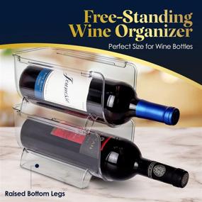 img 2 attached to Органайзер для бутылок с вином и водой от Homeries: улучшите свои усилия по организации