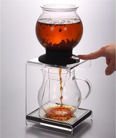 img 1 attached to Hario 'Largo' Clear Glass Tea Dripper - 800ml Size