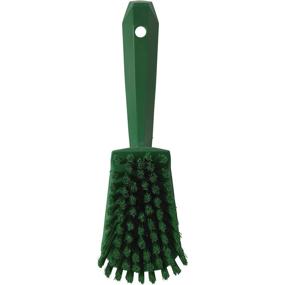 img 1 attached to 🔍 Vikan Green Heavy Duty 10-Inch Polypropylene Sweep Hand Brush with Polyester Bristles