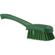 🔍 vikan green heavy duty 10-inch polypropylene sweep hand brush with polyester bristles logo