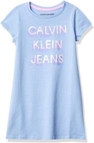 img 3 attached to Stylish Calvin Klein Girls Anthracite 10 Tops, Tees & Blouses for Fashion-Forward Girls