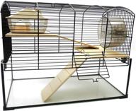 🐭 mayfair gerbilarium cage: enhance your little friend's habitat with accessories! логотип