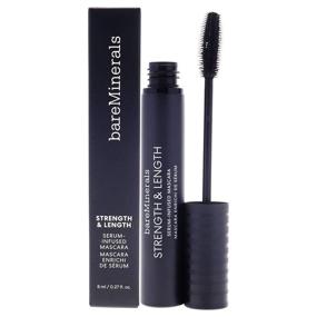 img 4 attached to Enhance Lashes with bareMinerals Strength & Length Serum Infused Mascara - 0.27 Fl Oz